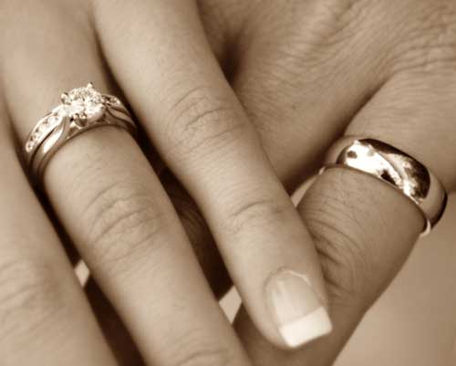 Wedding Rings On Hands