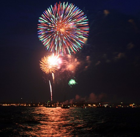 Fireworks Over Annapolis Harbor 