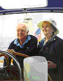 Walter and Betsy Cronkite Courtesy of Norfolk Marine Institute ©Copyright 2000, All Rights Reserved