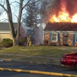 Fully Involved House Fire In Crofton