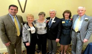 Pictured from left: Michael S. McHale, President and CEO, Hospice of the Chesapeake, Earley Award recipient Gloria Kinsley of Bowie, Ora Lee and Bob Stoner of Severna Park and Bill and Rose Lovelace of Annapolis, recipients of the Spirit of Hospice Award.