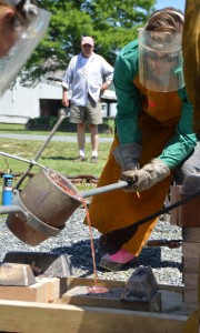 The Chesapeake Bay Maritime Museum is hosting a bronze casting demonstration on July 12 and a four-day bronze casting workshop July 18 to 21. Programs will take place in the boat yard, with space limited and pre-registration needed by calling 410-745-4941. These programs are funded in part by a grant from the Talbot County Arts Council, with revenues provided by the Maryland State Arts Council, Talbot County, and the Towns of Easton and Oxford.