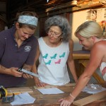 Women’s woodworking workshop at CBMM