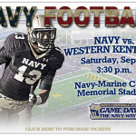 LIVE BLOG: Navy Vs Western Kentucky today at 3:30pm