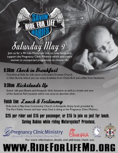 Ride for Life flyer