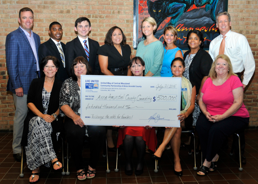 United Way Central MD donates $500K to Anne Arundel Charities