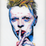 Local artist, Mark Peria creates tribute to Bowie at Annapolis pop-up gallery