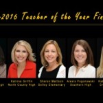 Finalists names in Teacher of the Year Award
