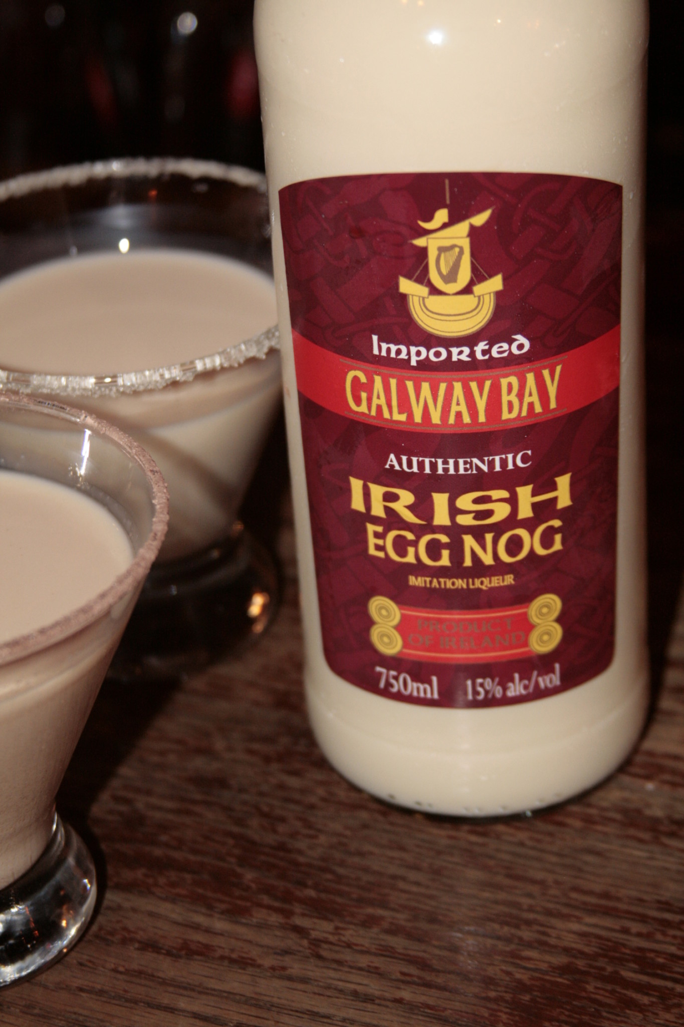 Galway Bay Irish Egg Nog, your holiday table is without it