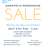 The Annapolis Warehouse Sale