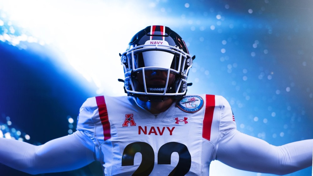 2022 Army-Navy Game gear: Navy Midshipmen football NASA jersey now