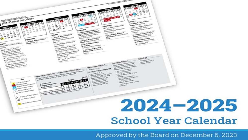 Here's the 20242025 AACPS School Calendar Eye On Annapolis