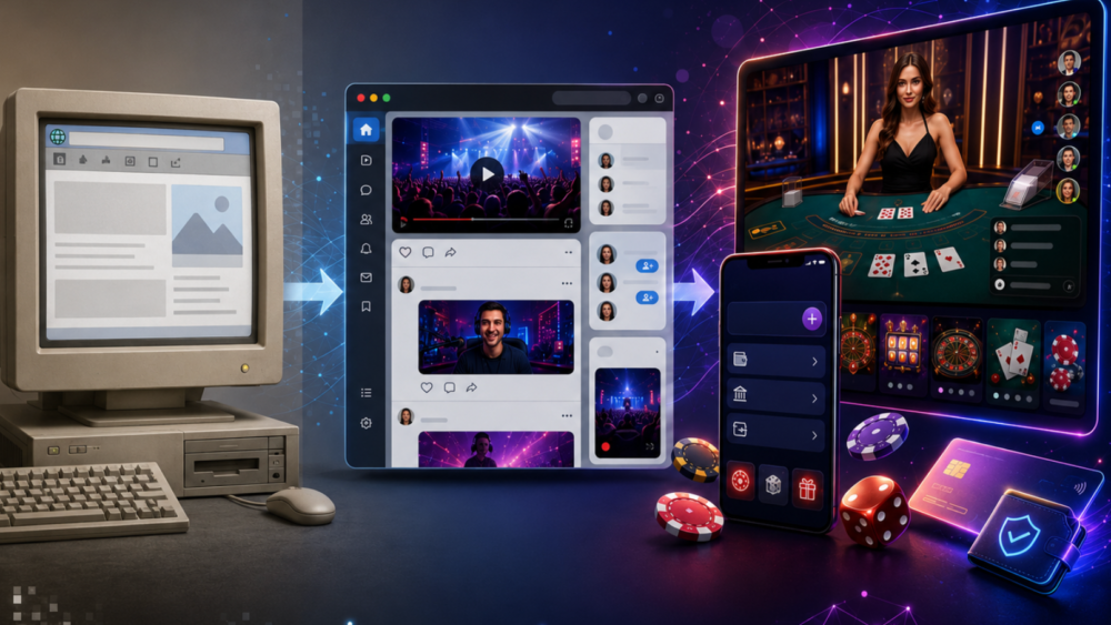 The Evolution of the Web: From Simple Websites to Real-Money Entertainment
