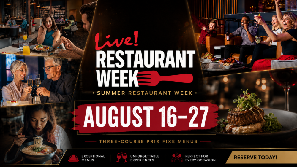 Summer Restaurant Week Returns to Live! Casino & Hotel Maryland August 16